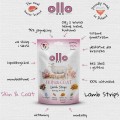 Przysmak dla psa Ollo AIR DRIED SKIN & COAT STRIPS JAGNIĘCINA, bez zbóż 80G 2