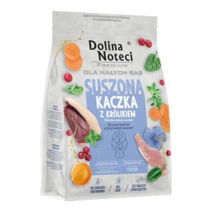 Dolina Noteci Premium małe rasy Karma suszona dla psa KACZKA KRÓLIK 3 kg