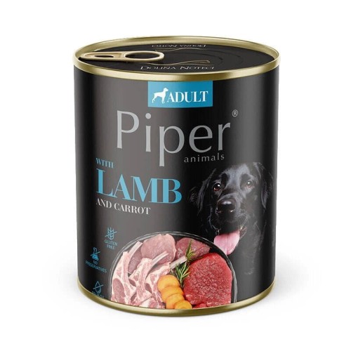 DOLINA NOTECI Piper z jagnięciną i marchewką karma dla psa puszka 800g