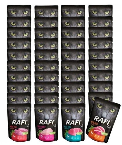 Dolina Noteci Rafi Cat 40x100g Mix smaków saszetki