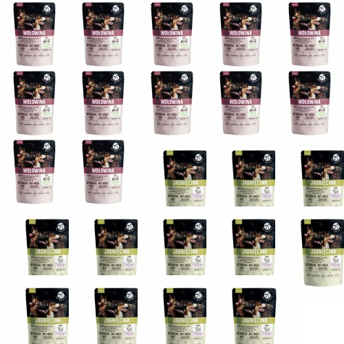 PET REPUBLIC karma mokra dla psa mix smaków 24 x 500g