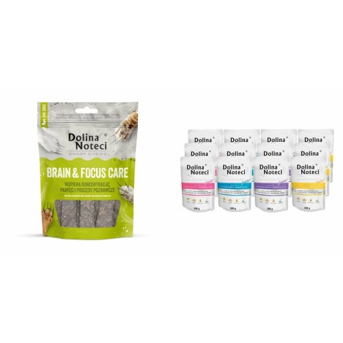 DOLINA NOTECI Premium JUNIOR Karma mokra dla szczeniąt Mix Smaków 12 x 100g