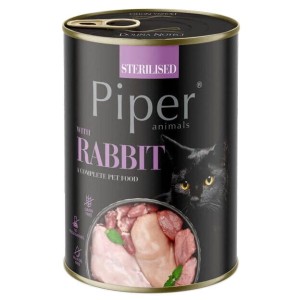 Piper Animals karma mokra dla kota sterilised królik 400g