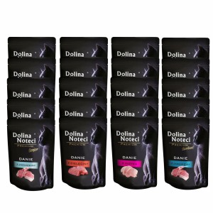 Mokra karma dla kota Dolina Noteci DANIE MIX SMAKÓW 20x85g
