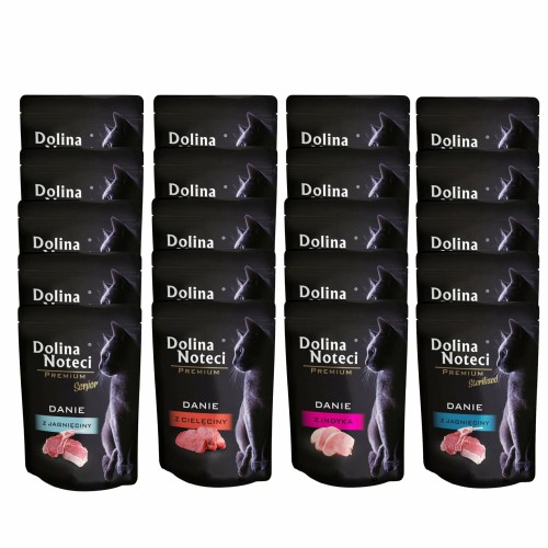 Mokra karma dla kota Dolina Noteci DANIE MIX SMAKÓW 20x85g