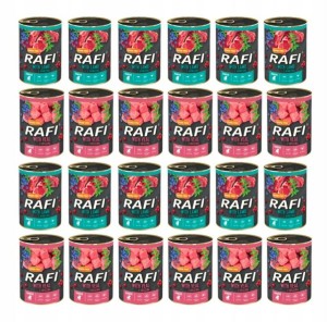 RAFI DOLINA NOTECI JUNIOR KARMA DLA PSA MIX 24X400G PUSZKA