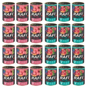 RAFI DOLINA NOTECI JUNIOR KARMA DLA PSA MIX 24X400G PUSZKA