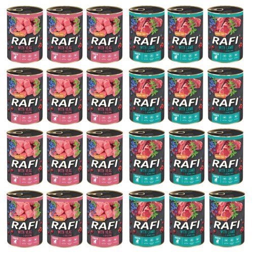 RAFI DOLINA NOTECI JUNIOR KARMA DLA PSA MIX 24X400G PUSZKA