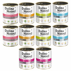 DOLINA NOTECI karma psa puszka MIX SMAKÓW 10x 800g