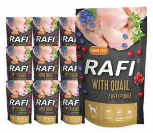 RAFI KARMA MOKRA DLA PSA Z PRZEPIÓRKĄ SASZETKA zestaw 10x 500g