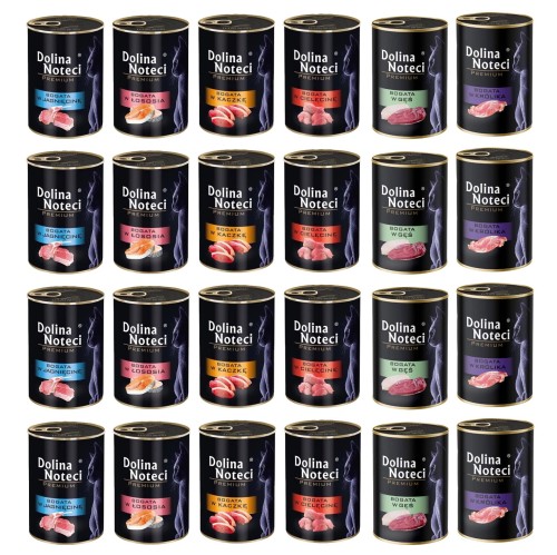 DOLINA NOTECI PREMIUM KOT MIX SMAKÓW 400G x 24