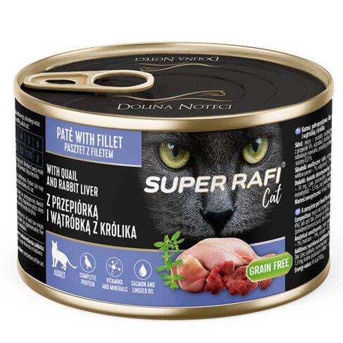 Rafi Cat Karma dla kotów z przepiórką i wątróbką 185 g