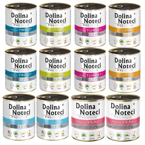 DOLINA NOTECI DLA PSA MIX SMAKÓW 12x 800g