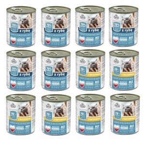 Mokra karma dla kota Frendi mix KURCZAK I RYBA 12X800g