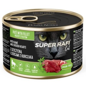 Rafi Cat Karma dla kotów z dziczyzną i sercami z kurczaka 185g