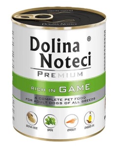 Dolina Noteci Premium mokra karma dla psa bogata w dziczyznę puszka 800 g