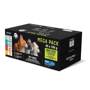 Mokra karma dla kota PETREPUBLIC MEGAPACK ADULT MSC 40x100g