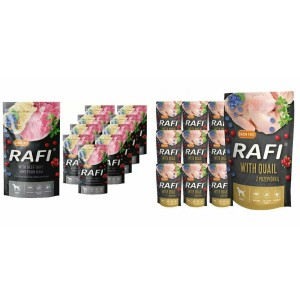 Dolina Noteci RAFI Karma psa MIX Smaków 20 x 500 g saszetki