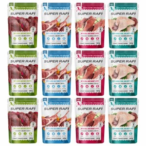 Super Rafi Mokra karma dla psa mix smaków zestaw 12 x 500 g