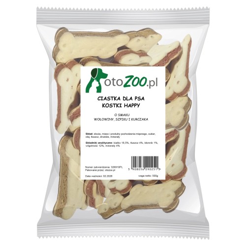 Ciastka dla psa treserki kosteczki WANILIOWE CZEKOLADOWE ŚMIETANKOWE 500g