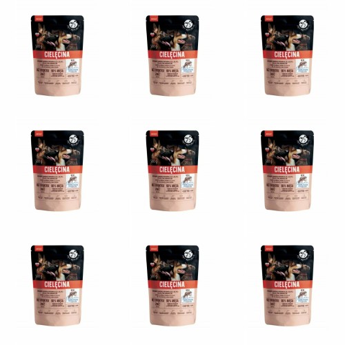 9x PetRepublic karma mokra dla psa cielęcina w sosie 500g