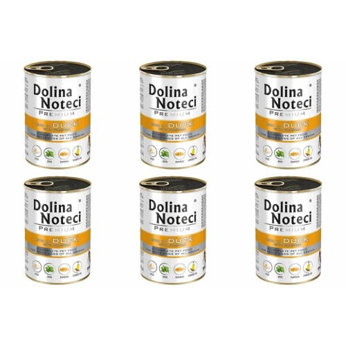 6x DOLINA NOTECI PREMIUM BOGATA W KACZKĘ Z DYNIĄ 400g