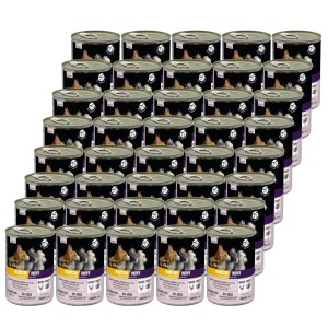 40x Pet Republic dla kotów kawałki w galaretce z kurczakiem i indykiem 400g