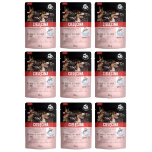 9x PetRepublic karma mokra dla psa cielęcina w sosie 500g