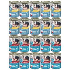 Mokra karma dla psa 20 x 400g Puszka Mix