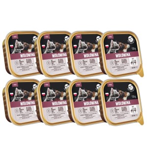 PetRepublic karma mokra dla psa z wołowiną mielonka ZESTAW 8x150g