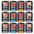 KARMA DLA PSÓW zestaw RAFI MIX SMAKÓW 800G X 24 2