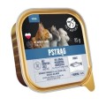 PetRepublic karma mokra dla kota z pstrągiem mielonka zestaw 10x85g 2