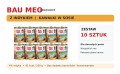 BAU MEO Premium Karma Mokra dla Psa z Indykiem w Sosie 10 × 400 g 3