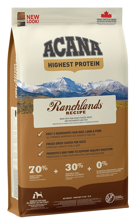 acana ranchlands dog 11 4kg